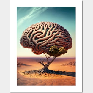 brain tree Posters and Art